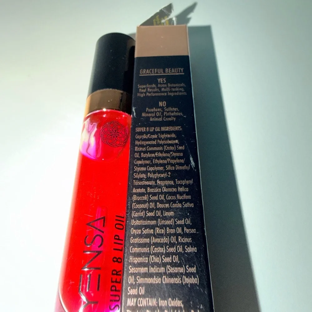 Vensa Super 8 Lip Oil - pink shine NEW